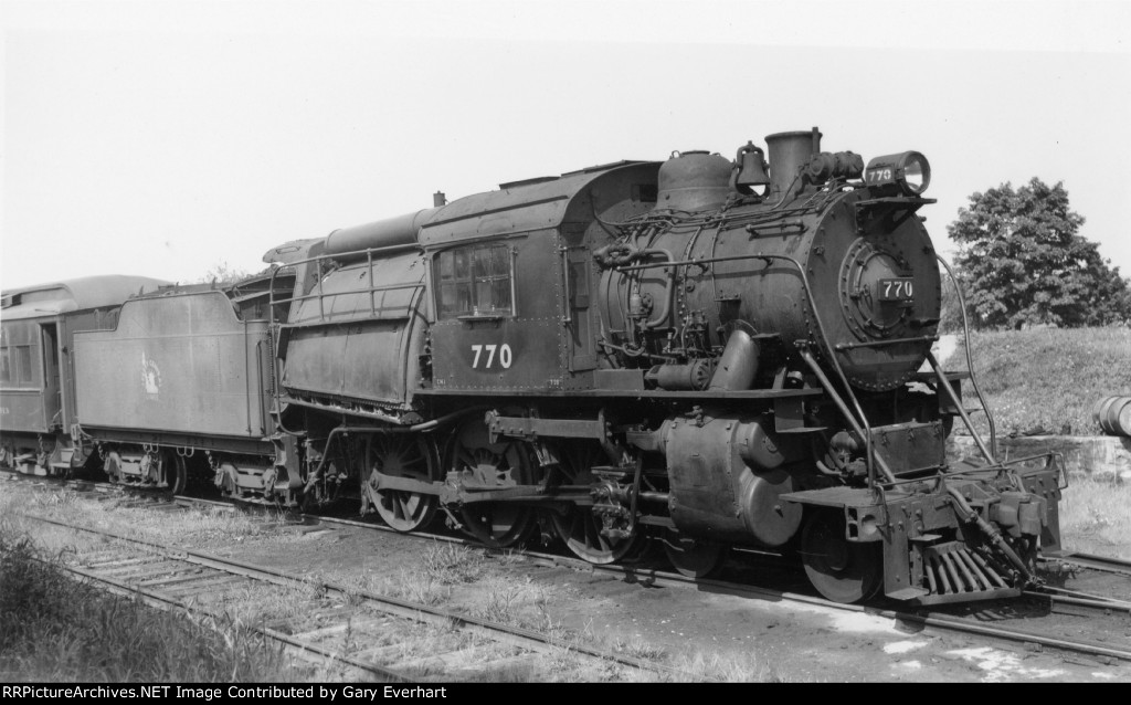CNJ 4-6-0C #770 - Central RR of New Jersey
